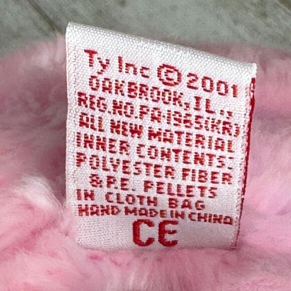 Ty The Beanie Buddies Collection “EGGS” the Pink Easter Bear 2001 RETIRED - Picture 9 of 9